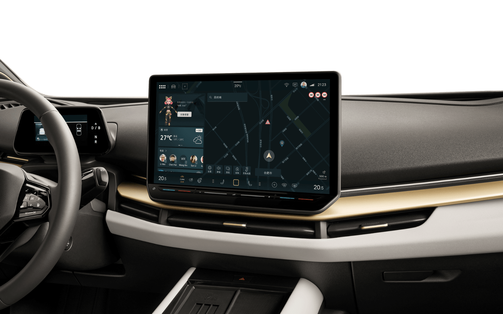 Developing a HMI and design system for a new electric vehicle brand