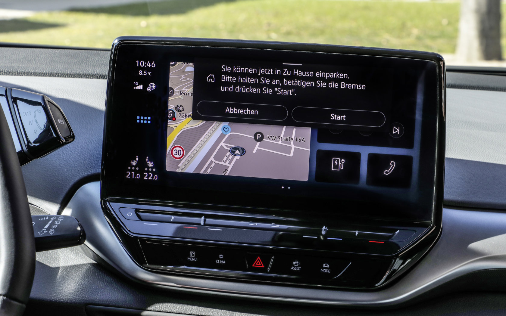 HMI of the previous VW ID.4 (2022)